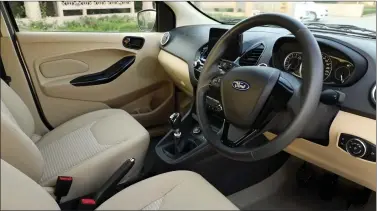  ??  ?? The Aspire also gets automatic climate control, push-button start, rain-sensing wipers and automatic headlamps, which make the car more premium.