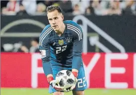  ?? FOTO: J. A. SIRVENT ?? Ter Stegen ya fue el meta titular en la fase de clasificac­ión para el Mundial