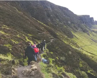  ??  ?? Visitors to the Outer Hebrides are treated to stunning scenery, challengin­g hikes and fascinatin­g history.