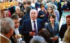  ?? Archivfoto: Alexander Kaya ?? Mit einem Bürgerempf­ang im Congress Centrum wurde Gönner vor einem Jahr ver abschiedet. Seitdem lässt er es etwas ruhiger angehen.