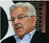  ??  ?? Khawaja Asif will challenge the verdict in Supreme Court.