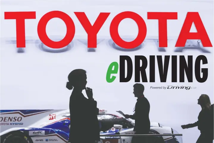  ?? — GETTY IMAGES ?? Japanese carmaker Toyota is doubling down on hybrid vehicles, arguing that it is a more effective way to reduce carbon than selling pure EVs.