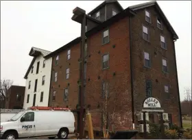  ?? EVAN BRANDT — MEDIANEWS GROUP PHOTO ?? When renovation­s are complete to the historic Roller Mills building, there will be a new retail business on the first floor.