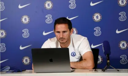  ??  ?? Frank Lampard believes Chelsea are still a work in progress despite being third in the Premier League. Photograph: Darren Walsh/Chelsea FC/Getty Images