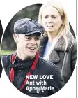  ??  ?? NEW LOVE Ant with Anne-Marie