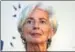  ?? MINT/FILE ?? IMF managing director Christine Lagarde