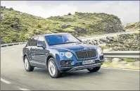  ?? Picture: BENTLEY MEDIA ?? CAPTION: The Bentayga will be available with a powerful diesel engine next year