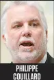  ??  ?? PhiliPPe Couillard Premier ministre