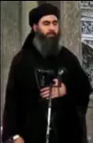 ??  ?? samoprogla­šeni kalif abu Bakr al-Baghdadi
