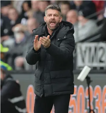  ?? ?? Stephen Robinson has been doing his homework on new Celtic manager Wilfried Nancy