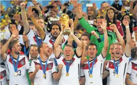  ??  ?? Team to beat? Germany are the holders following their success in 2014