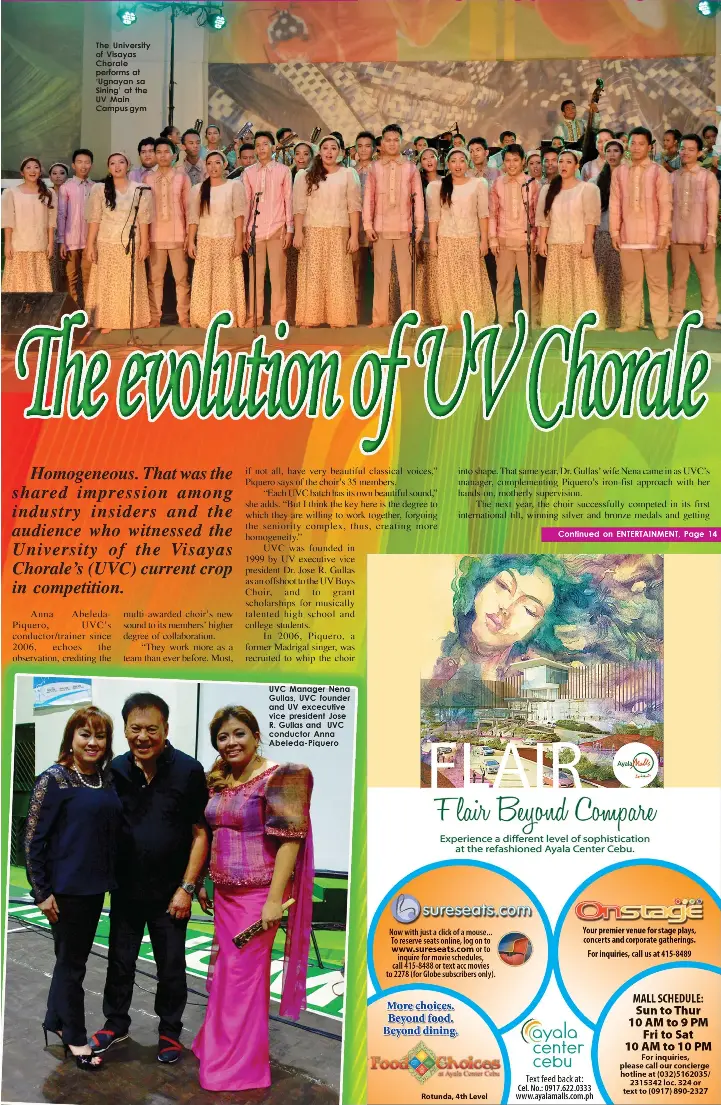 The evolution of UV Chorale - PressReader