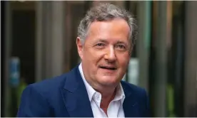  ?? Photograph: Dominic Lipinski/PA ?? Piers Morgan; ‘I feel like Nelson Mandela when he came out of prison. It’s like the long walk to free speech freedom.’