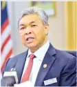  ??  ?? AHMAD ZAHID