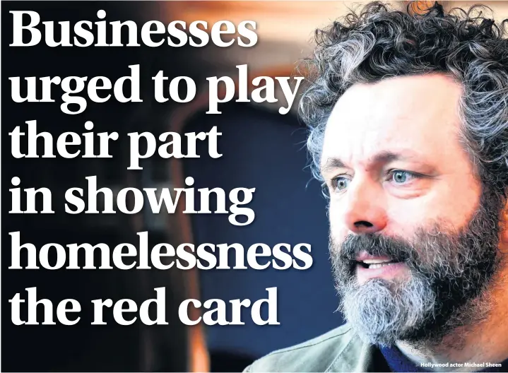  ??  ?? > Hollywood actor Michael Sheen