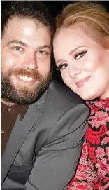  ??  ?? Estranged: Adele and her husband, entreprene­ur Simon Konecki, 45