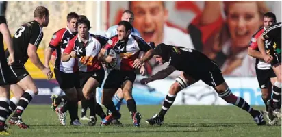  ??  ?? Malta’s National Rugby Union team face a dangerous Swiss side out for revenge in a World Cup Qualifying match at Hibs Stadium on April 6 Photo: D. Aquilina