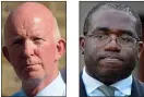  ??  ?? “Step aside”: Nicholas Paget-Brown, left, is being urged by MPs David Lammy, right, and Andy Slaughter to stand down