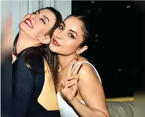  ?? Shehnaaz Gill with Giorgia Andriani. ??