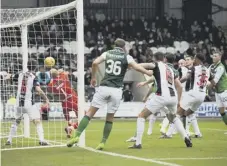  ??  ?? David Gray scored what proved to be the winning goal.