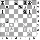  ?? ?? Ding (Black) would be level after Nfd5! but chose Qc7?? when Ne4! doubly attacked the Qc7 and the Nf6 (with check!) so won a piece and the game.