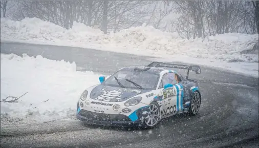  ??  ?? Pierre Ragues, con el Alpine A-110, durante el pasado Rally de Monza en el que alcanzó el triunfo en su categoría (FIA-GT).