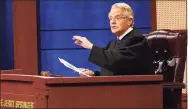  ?? Bennett Raglin / Associated Press ?? Jerry Springer in a scene from “Judge Jerry.”