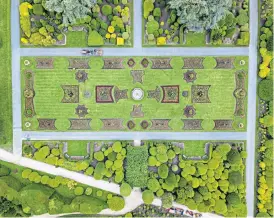 ??  ?? The restored English Heritage property Brodsworth Hall in South Yorkshire has had a gardens makeover with more than 24,000 plants in time for its Blooming Gardens event next weekend.