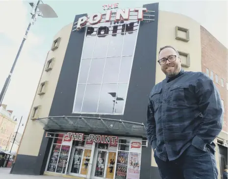  ??  ?? Managing director Andrew Golding outside The Point.