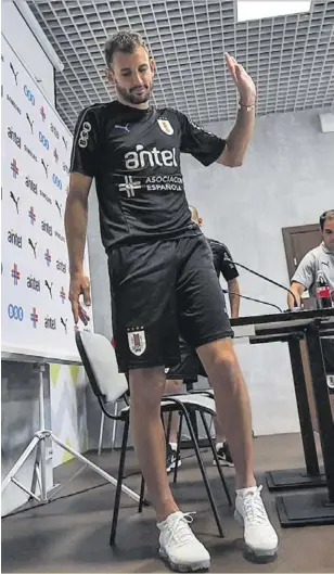  ??  ?? Christian Stuani no confirmó si seguirá en Girona el próximo año //AFP