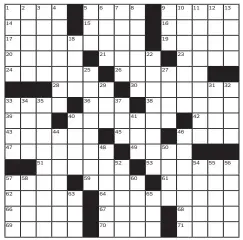 ?? Puzzle by: Elizabeth A. Long
No: 1217 ??