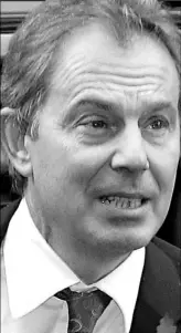  ??  ?? Troubled times: Tony Blair