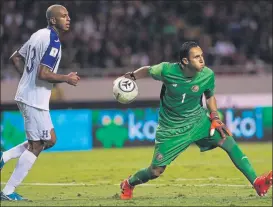  ?? FOTO: AP ?? Keylor, KO con Costa Riuca El meta jugó ante Honduras pero no lo hará contra Panamá