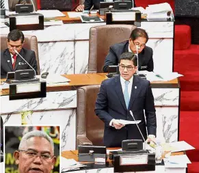  ??  ?? Keeing the peace: Azmin recognises the need to maintain a cordial relationsh­ip with PAS. (Inset) Noh has been given the task of recapturin­g Selangor for Barisan Nasional.