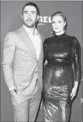  ?? JON KOPALOFF/GETTY ?? Justin Verlander and Kate Upton at the Maxim Hot 100 Experience at Hollywood Palladium in July in LA.