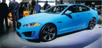  ?? Brian Harper/postmedia News ?? Jaguar says the supercharg­ed XFR-S will go from zero to 100 km/h in a neck-jarring 4.6 seconds.