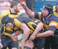  ??  ?? Angus Jenkins is the target for Shawlands Steven Meenagh. Photos: Iain Ferguson, alba.phoos