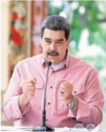  ?? // EFE ?? Nicolás Maduro