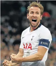  ?? Picture: CLIVE ROSE/GETTY IMAGES ?? LAST-GASP WINNER: Harry Kane of Tottenham Hotspur celebrates after scoring his team’s second goal
