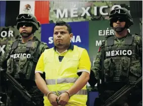  ?? Bernardo Montoya, Reuters ?? Gregorio Villanueva Salas, identified as one of the main operators of the Zetas cartel, is accused of having attacked schools, media outlets, businesses and military bases.