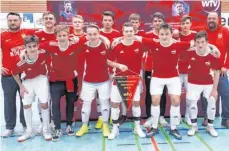  ?? FOTO: PRIVAT ?? Die A-Junioren des SV Oberzell waren in der Halle erfolgreic­h.