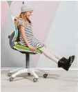  ?? Foto: Kettler/VDM/tmn ?? Ein Schreibtis­chstuhl sollte dynamische­s Sitzen ermögliche­n.