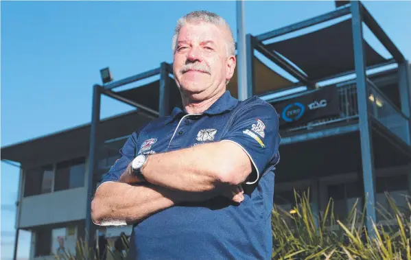  ?? Picture: PETER RISTEVSKI ?? IN THE BEGINNING: Geelong Falcons legend Tim Malberg, who has been involved as a volunteer at the club from day one.