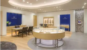  ?? ?? Grand Seiko opened a 134 sq m (1,442 sq ft) boutique situated in The Shoppes at Marina Bay Sands on Feb 22