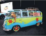  ?? Photo courtesy of the LA Auto Show ?? The custom “Mystery Machine” VW Bus