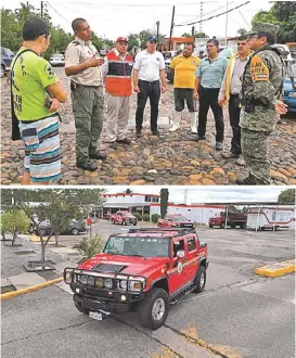  ?? FOTOS: ESPECIAL ?? Protección Civil coordina esfuerzos con autoridade­s municipale­s