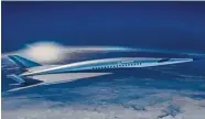  ?? Foto: Boeing ?? Der Überschall­flugzeug Entwurf von Boeing.
