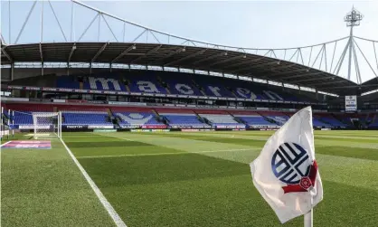  ??  ?? Bolton Wanderers have had a tough season in the Championsh­ip. Players and staff have not been paid at various times and the club have had to borrow money from the PFA. Photograph: Andrew Kearns/CameraSpor­t via Getty