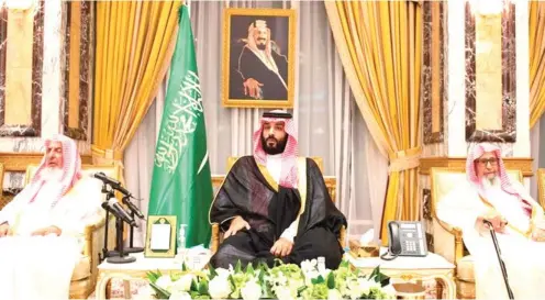  ??  ?? Crown Prince Prince Mohammad bin Salman of Saudi Arabia, who replaced Mohammed bin Nayef as the next in line to be king. Credit Saudi Press Agency, via European Pressphoto Agency