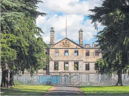  ?? Picture: Tina Norris. ?? Restoratio­n plans for the derelict mansion were recently given the go-ahead.